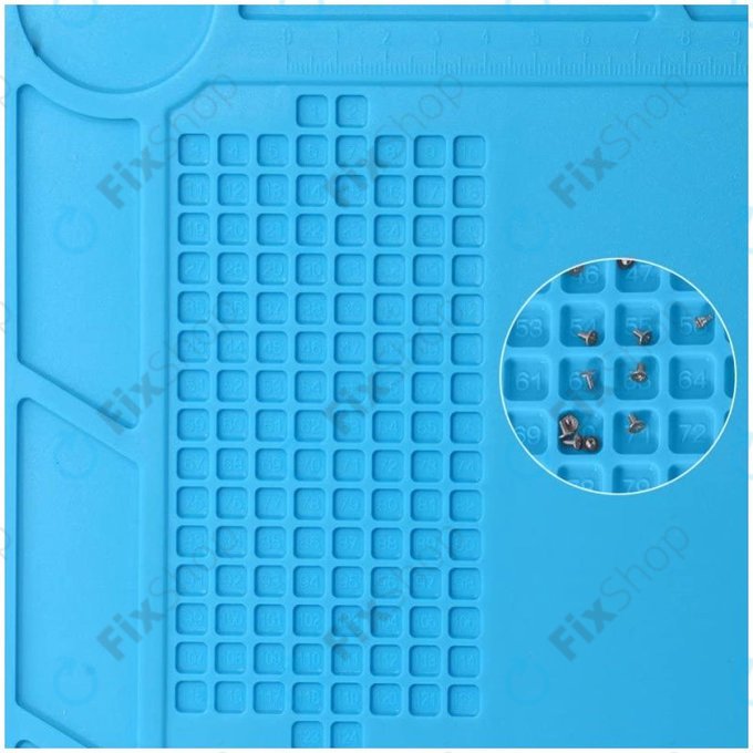 ESD Antistatična, toplotno odporna silikonska podloga - 35 x 25 cm