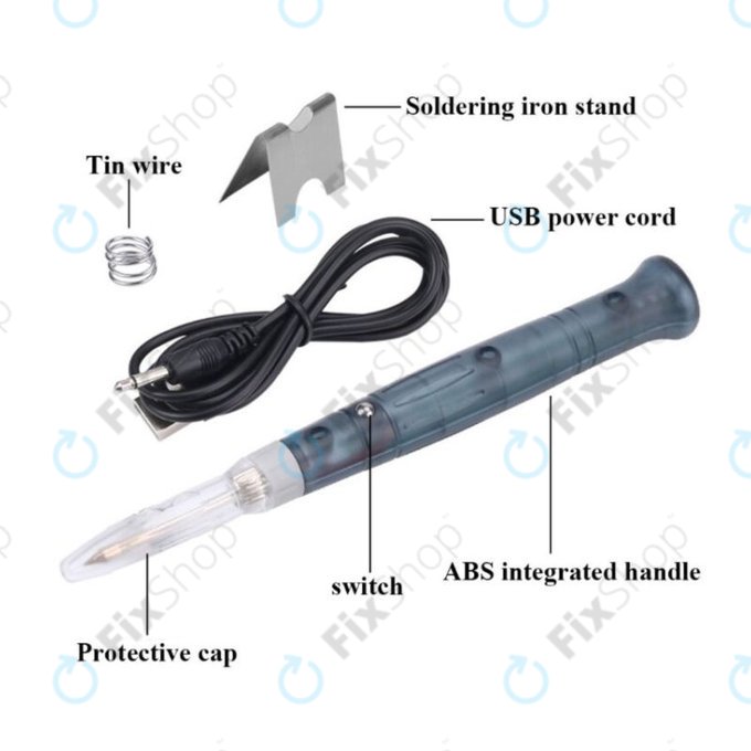 Prenosno orodje za popravilo USB - prenosni spajkalnik (5V)