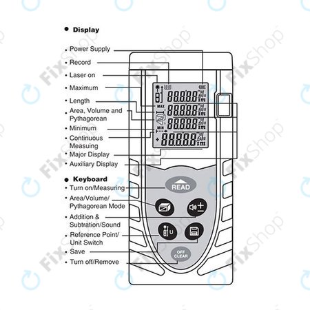 SNDWay SW-M60 - visoko natančno lasersko ravnilo (60 m)