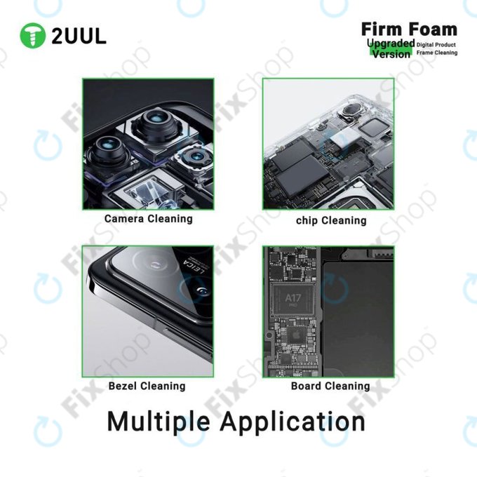 2UUL SC07 - Visokohustotne čistilne blazinice za kamero, čipe in PCB (500 kosov)