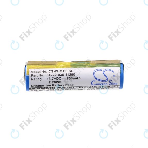 Baterija za Philips 8895XL, 750mAh, Li-Ion, 3.7V, 036-11290, HQ