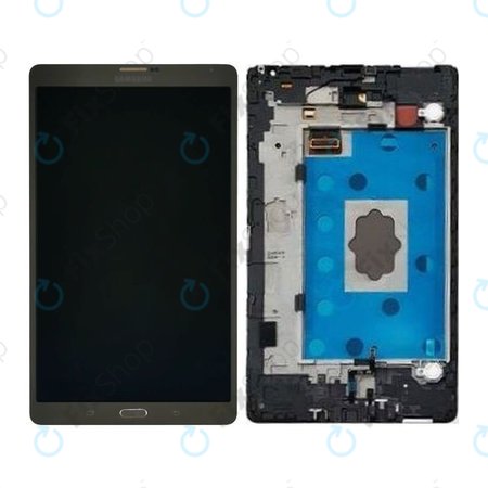 Samsung Galaxy Tab S 8.4 T700 - LCD zaslon + steklo na dotik + okvir (Titanium Bronze) - GH97-16047B Genuine Service Pack