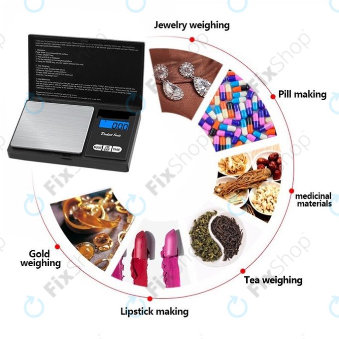 TFY MX-200 - Mini tehtnica 200 g/0,01 g