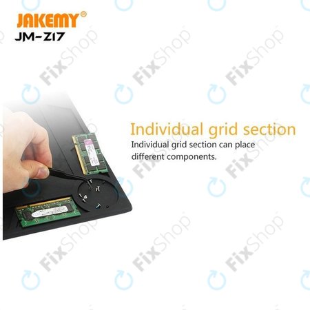 Jakemy JM-Z17 - ESD toplotno odporna silikonska podloga - 36 x 26 cm + magnetna podloga