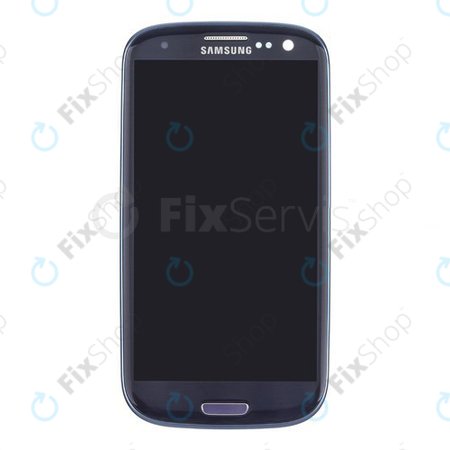Samsung Galaxy S3 i9300 - LCD zaslon + steklo na dotik + okvir (Pebble Blue) OLED