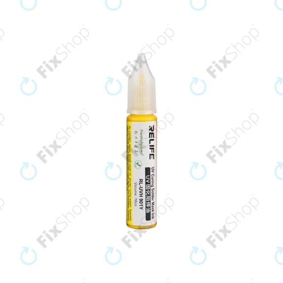 Relife RL-UVH901Y - UV utrjujoča spajkalna maska - 10ml (Rumena)