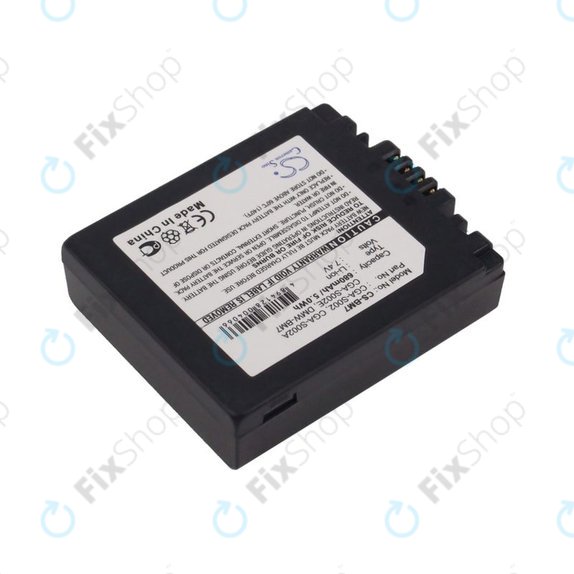 Baterija za Panasonic DMC-FZ10, 680mAh, Li-Ion, 7.4V, CGA-S002, HQ