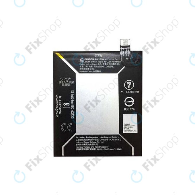 Google Pixel 3a - Baterija G020E-B 3000mAh - G823-00105-01 Genuine Service Pack