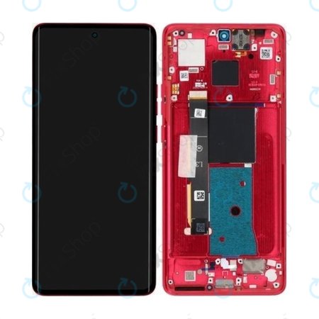 Motorola Edge 40 - LCD zaslon + steklo na dotik + okvir (Viva Magenta) - 5D68C22712 Genuine Service Pack