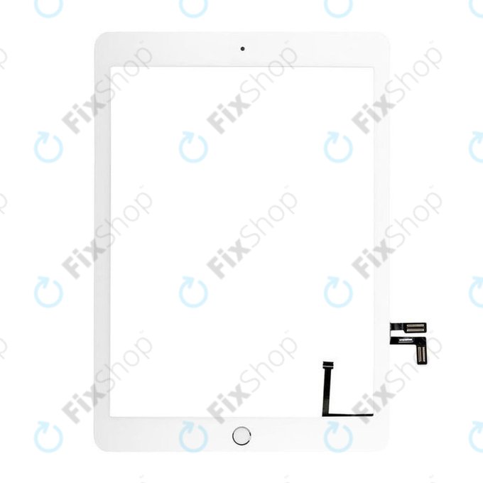 Apple iPad (5th Gen 2017) - Steklo na dotik + gumb Domov (Silver)