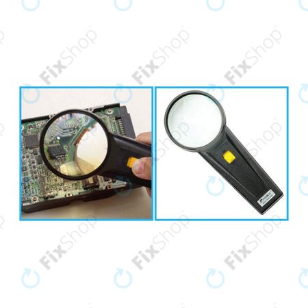 Pro'sKit 8PK-MA006 - Profi lupa z osvetlitvijo (4x povečava)