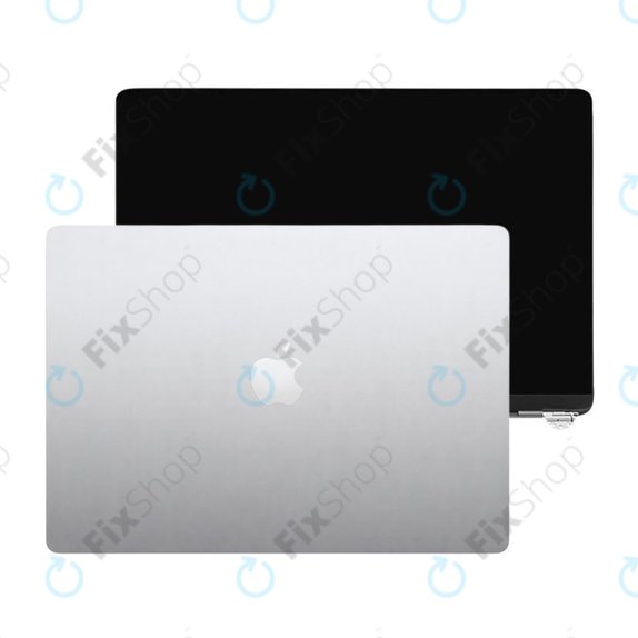 LCD zaslon za MacBook Air 13", A3113 (2024), s sprednjim steklom in pokrovom, Silver, 661-40279, Genuine Apple
