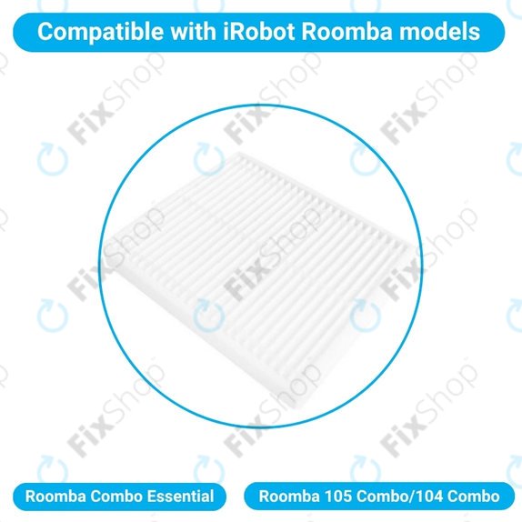 Filter za prah, 2 kos za iRobot Roomba Combo Essential, Roomba 105 Combo, 104 Combo