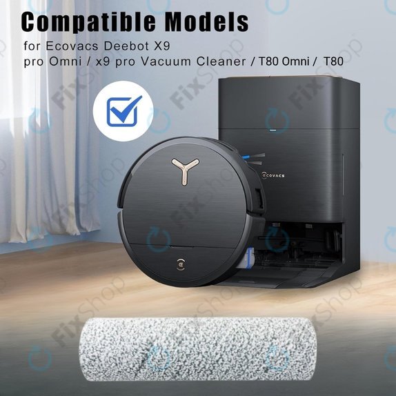 Ecovacs Deebot X9 Pro Omni, X9 Pro, X8 Pro Omni, X8 Omni, T80 Omni, T80 - Valj za mokro čiščenje