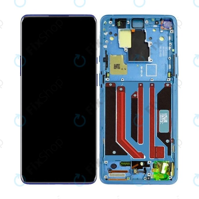 OnePlus 8 Pro - LCD zaslon + steklo na dotik + okvir (Ultramarine Blue) - 1091100169 Genuine Service Pack