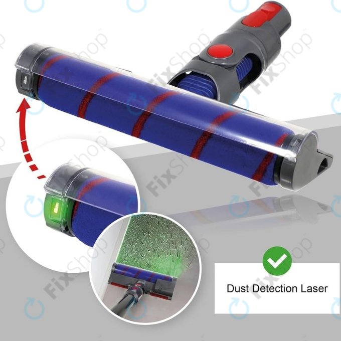 Dyson V-series, Outsize - Talna šoba z zeleno lučjo LED