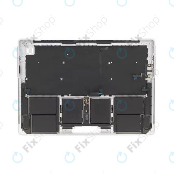 Zgornji okvir tipkovnice za MacBook Pro 14", A3185 (2024), US tipkovnico in baterijo, Silver, 661-50211, Genuine Apple
