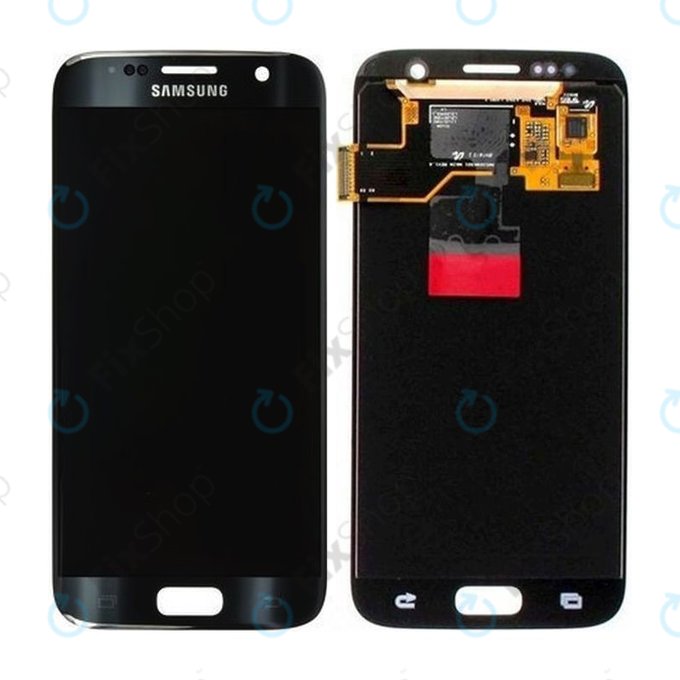 Samsung Galaxy S7 G930F - LCD zaslon + steklo na dotik (Black) - GH97-18523A, GH97-18761A, GH97-18757A Genuine Service Pack