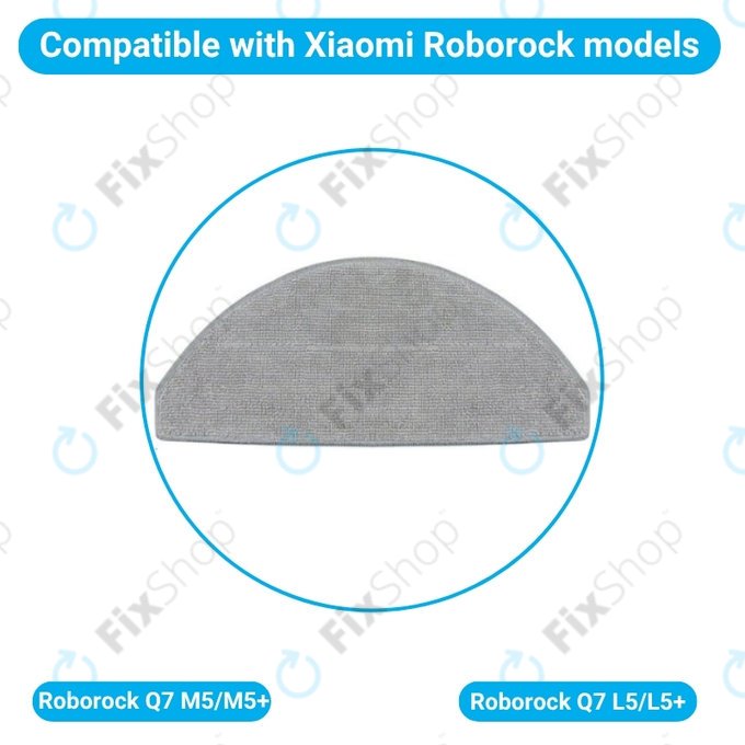 Krpa za brisanje, 2 kos za Xiaomi Roborock Q7 M5, Q7 M5+, Q7 L5, Q7 L5+