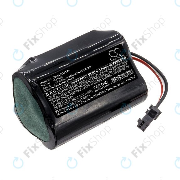 Baterija za Ecovacs Deebot Slim, D36, 3400mAh, Li-Ion, 10.8V, ZJ1450, HQ