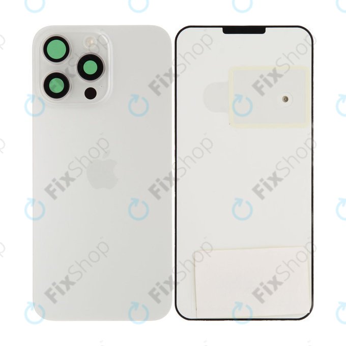Steklo zadnjega ohišja za iPhone 15 Pro Max | White Titanium | 661-36908 | Genuine Apple