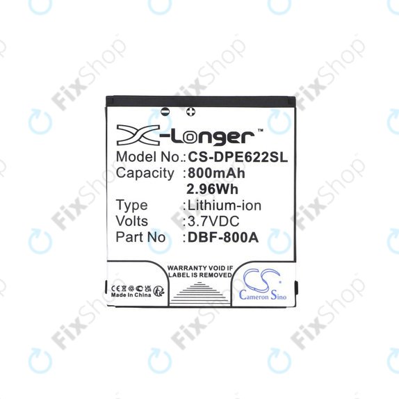 Baterija za Doro PhoneEasy 2314, 2315, 1360, 520, 800mAh, Li-Ion, 3.7V, DBF-800A, HQ