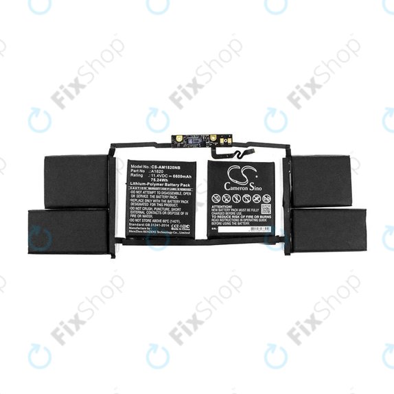 Apple MacBook Pro 15" A1707 (Late 2016 - Mid 2017) - Baterija A1820 6600mAh HQ