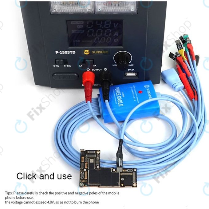 SunShine SS-905A - Komplet napajalnih kablov (iPhone 5S - 12 Pro Max, Samsung)