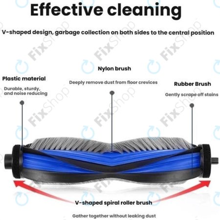 Ecovacs Deebot T50 Omni, T50 Pro Omni, T50 Max, T50 Max Pro Omni, T80 Omni - glavna krtača