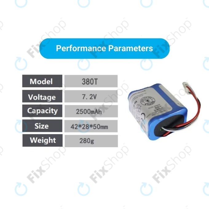 iRobot Braava 2000, 300, 380, 380T, 381, 390, Mint 5200, Mint Plus 5200, Proscenic JOJO Professional - Baterija GPRHC202N026, 4409709, W206001001399 Ni-MH 7.2V 2500mAh