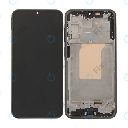 Samsung Galaxy A26 A266E - LCD zaslon + steklo na dotik + okvir (Black) TFT