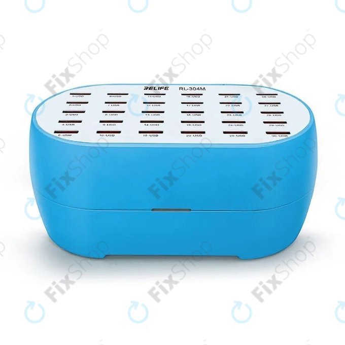 Relife RL-304M - Smart servisna polnilna postaja - 30x USB / 160 W