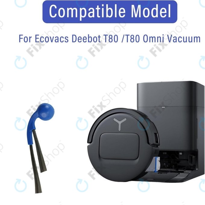 Stranska krtača, 2 kos za Ecovacs Deebot T80 Omni, T80