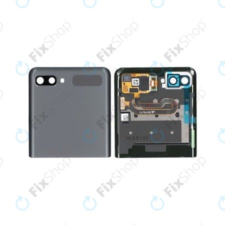 Samsung Galaxy Z Flip 5G F707B - LCD zaslon + steklo na dotik + okvir (zunanji) (Mystic Gray) - GH96-13806A Genuine Service Pack
