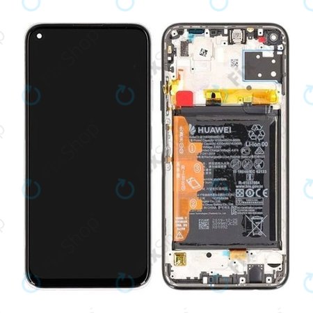 Huawei P40 Lite - LCD zaslon + steklo na dotik + okvir + baterija (Breathing Crystal) - 02353KFV Genuine Service Pack