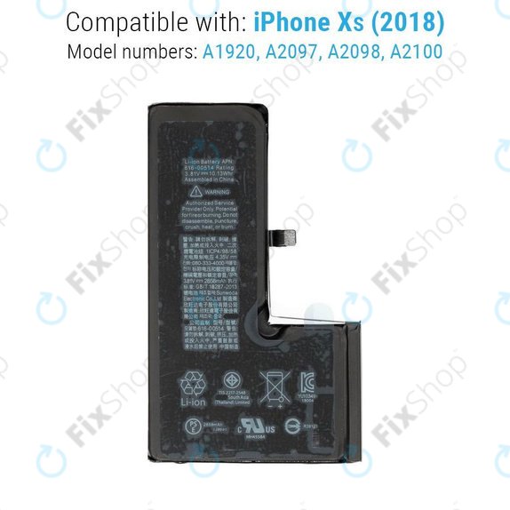 Apple iPhone XS - Baterija 2658mAh FixPremium