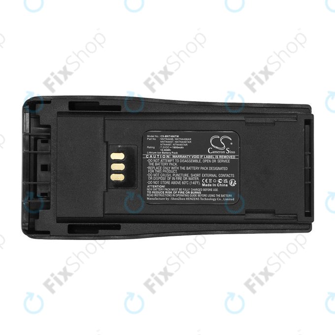 Baterija za Motorola CP140, 150, 160, 200, DP1400, GP3188, 1800mAh, Li-Ion, 7.2V, NNTN4496, HQ