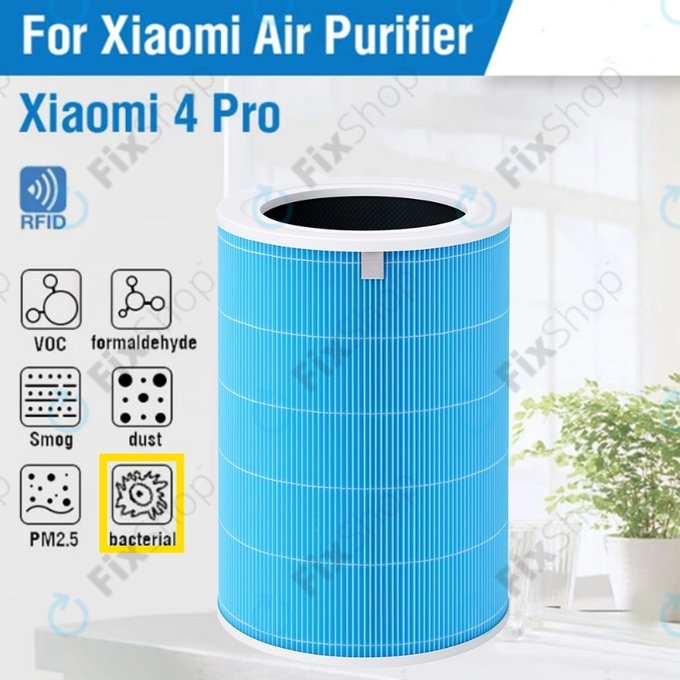 Xiaomi Mi Mijia Air Purifier 4 Pro - HEPA filter (Protibakterijski) (Modra)