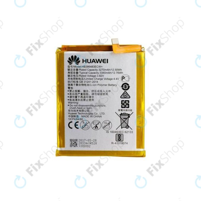 Huawei Honor 6X (BLN-L21) - Baterija HB386483ECW 3340mAh - 24022033 Genuine Service Pack