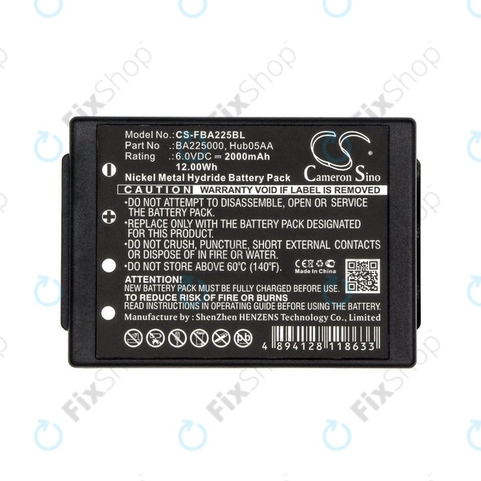 Baterija za HBC Linus 6, Spectrum 1, 2, A, B, 2000mAh, Ni-MH, 6V, BA225000, HQ