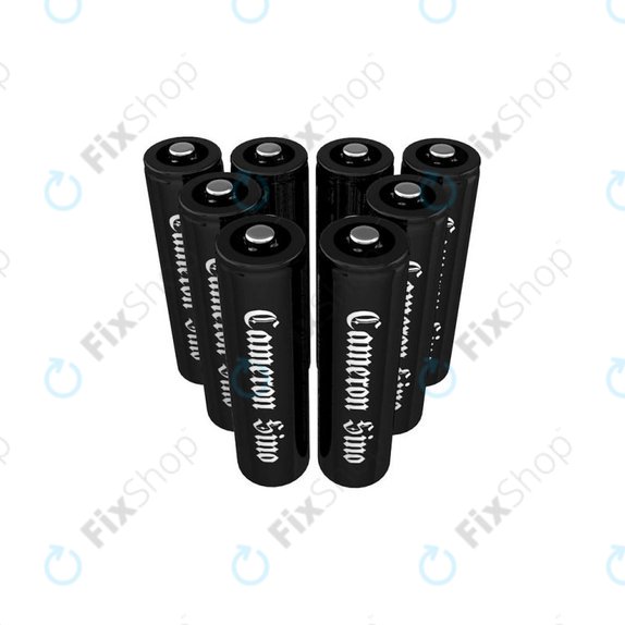 Rechargeable Battery, CameronSino AA, 8pcs, 2200mAh, Ni-MH, 1.2V, –, HQ