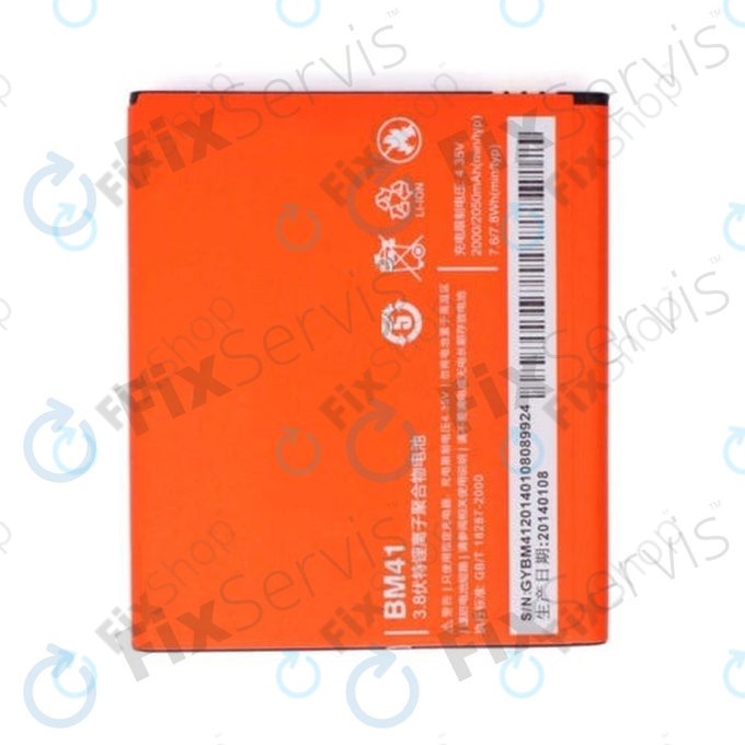 Xiaomi Redmi 1S - Baterija BM41 2050mAh