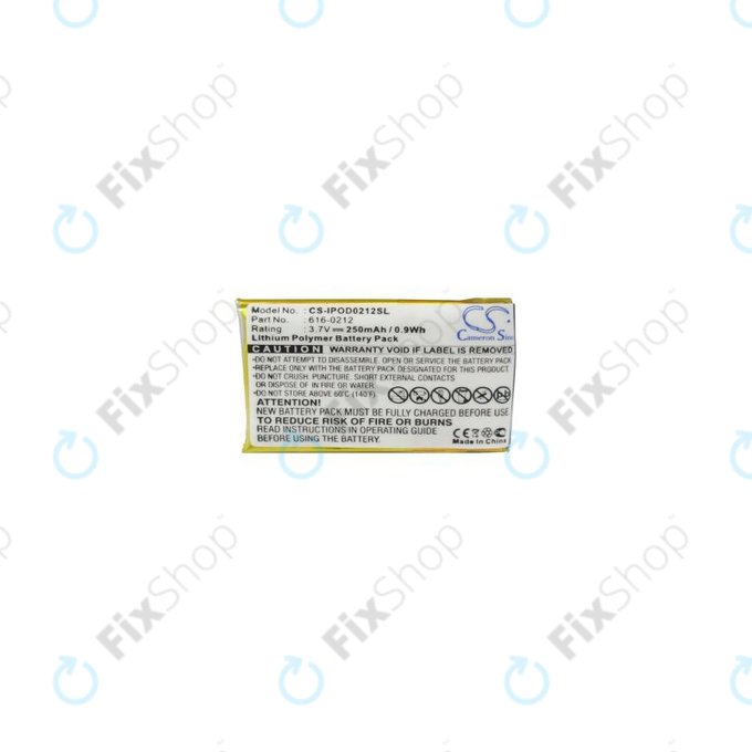 Apple iPod Shuffle (1st Gen) - Baterija 616-0212 250mAh HQ