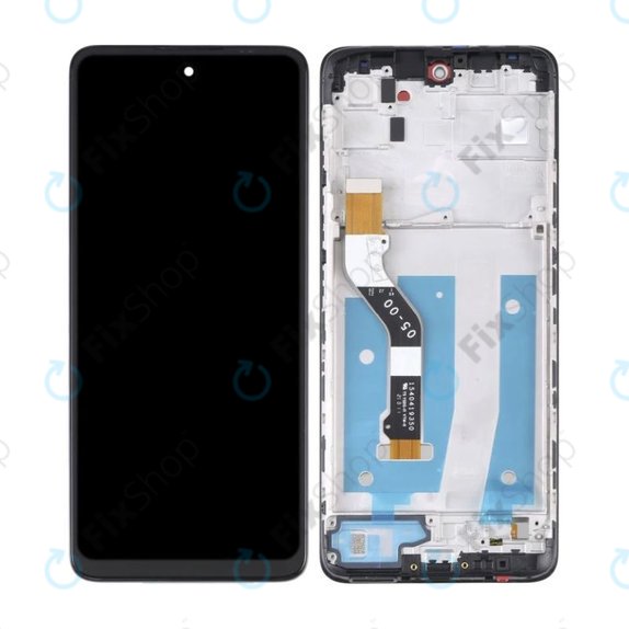Motorola Moto G60s XT2133 - LCD zaslon + steklo na dotik + okvir (Black) TFT