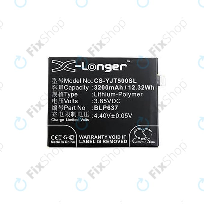 OnePlus 5, 5T - Baterija BLP637 3200mAh HQ