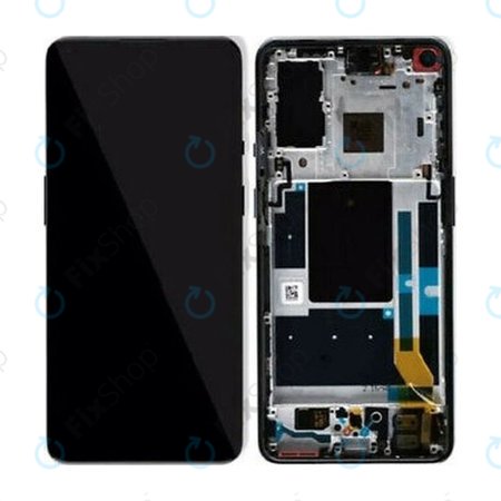 OnePlus 9 - LCD zaslon + steklo na dotik + okvir (Astral Black) OLED