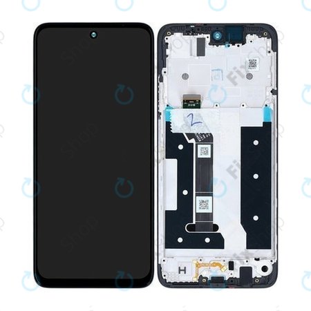 Motorola Moto G35 5G - LCD zaslon + steklo na dotik + okvir (Black) - 5D68C28856 Genuine Service Pack