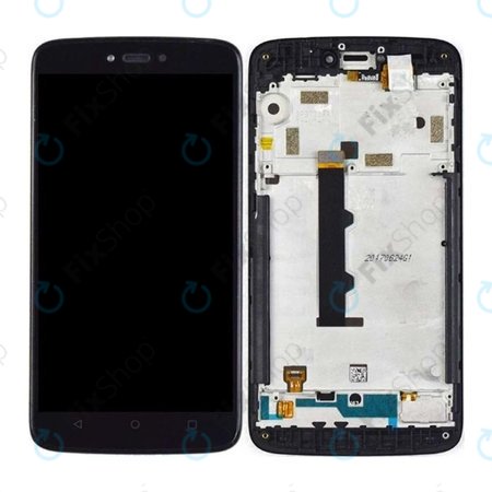 Motorola Moto C XT1754 - LCD zaslon + steklo na dotik + okvir (Gray) TFT
