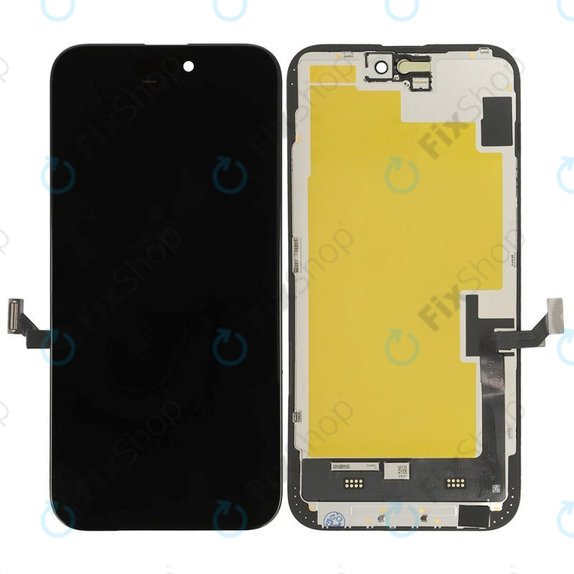 Zaslon Soft OLED za iPhone 15 Plus, Steklo na dotik z okvirjem, DIAGNOSTIC