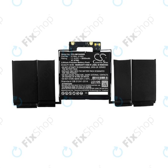 Apple MacBook Pro 13" A1989 (2018 - 2019), A2251 (2020) - Baterija A1964 5050mAh HQ